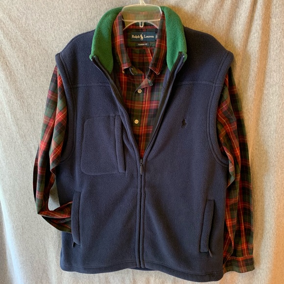 Polo Ralph Lauren Other - Polo Ralph Lauren men’s fleeces vest, medium, EUC